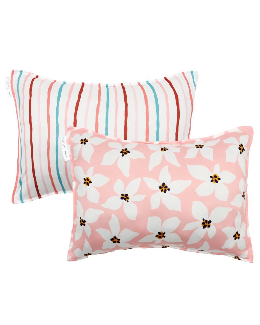 ALVABABY Toddler Pillowcases Stretchy Soft Kids Pillow Cover 2 Pack Fit 13"x 18" or 12"x16" Envelope for Girl Boy Sleepy Travel 2TPE27A