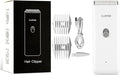 Dog Clippers,Quiet Washable USB Rechargeable Cordless Dog Grooming Kit,Electric Pets Hair Trimmers Shaver Shears for Dogs and Cats White