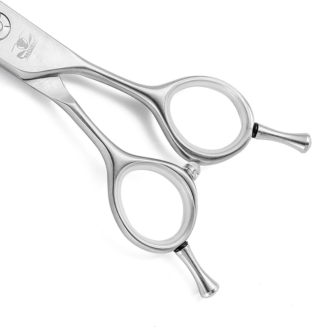 Dog Grooming Scissors, 7.0" Shears with Matte Deluxe Color, 56 Tooth thinning Shears