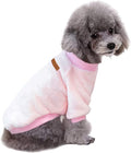 Jecikelon Pet Dog Clothes Dog Sweater Soft Thickening Warm Pup Dogs Shirt Winter Puppy Sweater for Dogs (Z01-Pink, XX-Small)