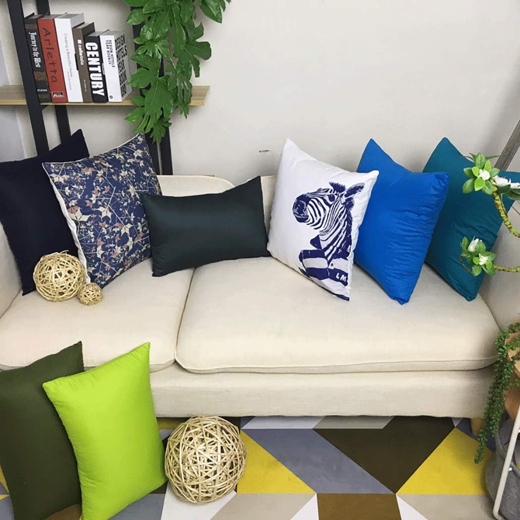 Thmyo 4-Pack 100% Cotton Comfortable Solid Decorative Throw Pillow Case Square Cushion Cover Pillowcase Sublimation Blank Pillow Covers Christmas DIY Throw Pillowcase for Sofa(24x24inch/60x60cm,Black)