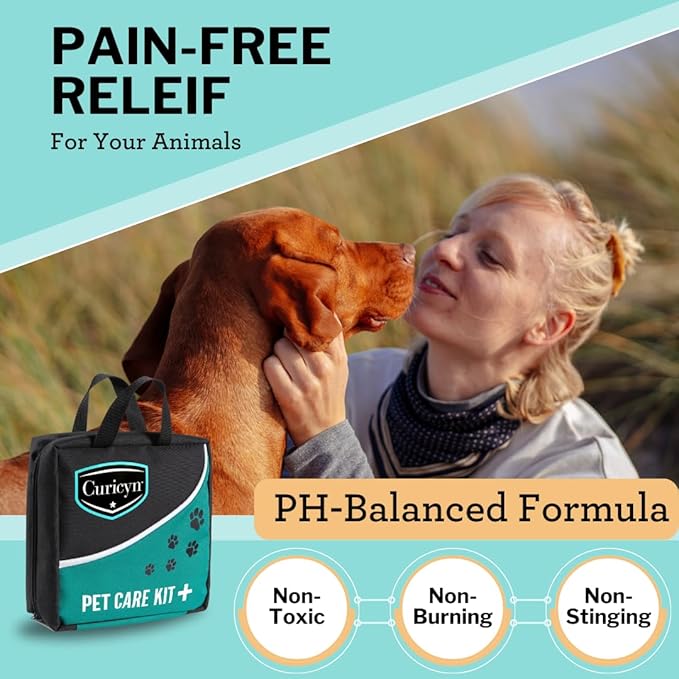 35 Piece Pet First Aid Kit - Animal Care Kit with Medical & Emergency Supplies for Dogs, Cats, & Small Animals - Compact Travel-Ready Bag for Home, Outdoor, Car & Adventure Use