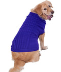 Dog Sweater for Small, Medium, Large Dogs - Warm Winter Turtleneck Pet Clothes for Puppies and Cats - Cute Classic Christmas Coat for Girls and Boys