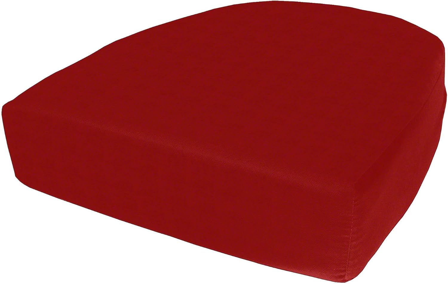 Cushion Source Rounded Back Seat Cushion, 19.5" x 20" x 5" deep Indoor and Outdoor Durable seat Cushion Made with Fade Resistant Sunbrella Fabric, Hidden Zipper, Sunbrella Jockey Red