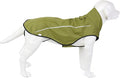 Mile High Life Dog Raincoat, Adjustable Waterproof Reflective Rain Jacket for Small Medium Large Dogs, Lightweight Breathable Pet Rain Coat with Leash Hole(Lime Yellow,S Chest 22-25")