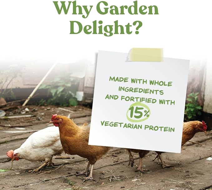 Manna Pro Garden Delight Chicken Treat, Dried Vegetable & Herb Treat Mix for Chickens, Ducks, and Poultry, Natural Coop Enrichment Snack for Hens and Backyard Birds, Made in USA, 2.25 lb Bag