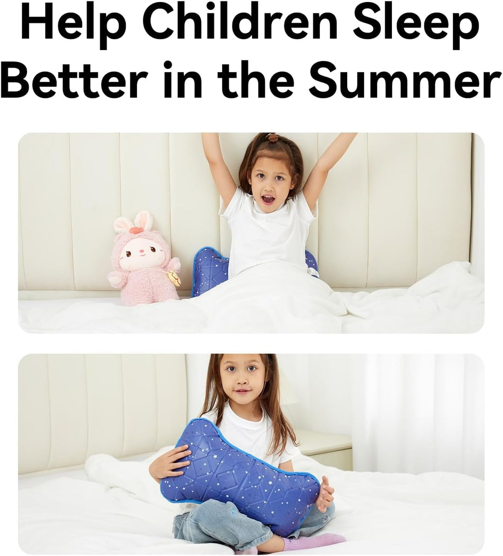 Small Cooling Gel Pillow, Kids Pillow 15" x 7", Cool Pillows for Hot Sleepers, Nap Pillows, Lumbar Pillow, Summer Cooling Accessories, Summer Gifts for Girls Boys, Small Size