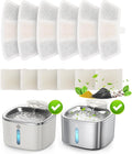 6pcs Replacement Filters for PW03 3.5L Stainless Steel Cat Water Fountain(for Fountain in Model PW03)