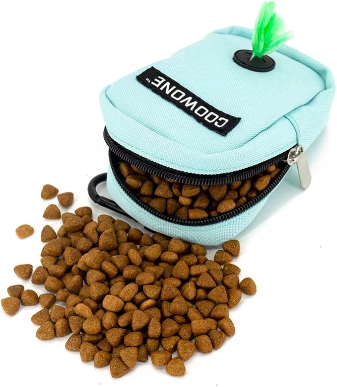 Dog Treat Pouch Dog Poop Bag Holder For Leashes, Pets Snack Container With Inner Mesh Bag, Puppy Supplies Perfect For Training And Walking - Hands Free Dog Waste Bag Dispenser -Dog Travel Accessories