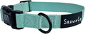 ShawnCo Dream Walk Dog Collar- Premium, Adjustable and Comfortable Pet Collar for Small, Medium, Large and Extra Large Dogs (S, Seafoam)