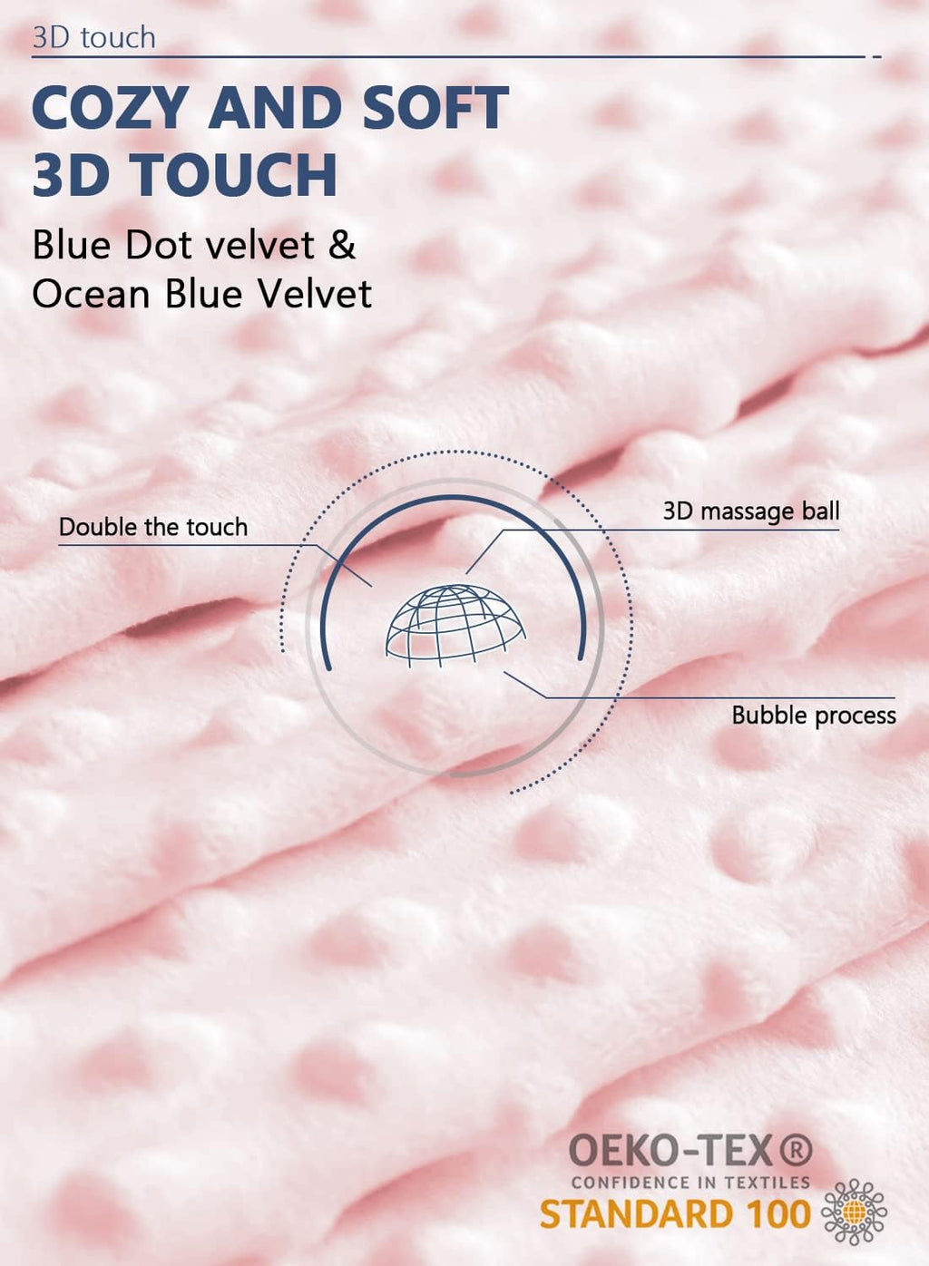 INSEN Reading Pillow, Back Pillow for Sitting in Bed and Couch, Gaming Pillow for Adults, Sit Up Support for Bed, Pink Bubble Velvet