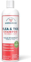 Wondercide - Flea & Tick Shampoo for Dogs and Cats - Flea and Tick Killer Treatment with Natural Essential Oils - for Pets Over 4 Months - Powered by Plants - 12 Fl oz