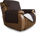 Easy-Going Oversized Recliner Cover Reversible Couch Cover Sofa Cover for Living Room Water Resistant Furniture Protector with Elastic Straps for Pets Dog (Oversized Recliner, Chocolate/Ivory)