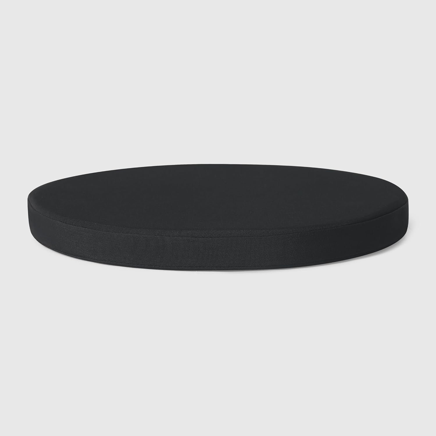 WestinTrends Solace Outdoor Patio Kitchen Dining Chair Round Seat Cushions Set of 4, 16 x 16, Black