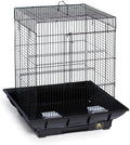 Mountain Majesty Clean Life Bird Cage with Spacious Interior, Durable Build, Easy-to-Clean Features, and Secure Design for Birds' Comfort Black