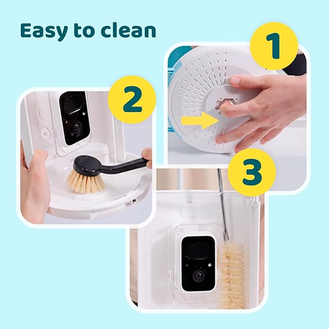 NETVUE by Birdfy Smart Feeder with AI Camera Solar Powered, 2MP Wireless Wildbird Watching, Live Stream & Night Vision, Auto-Capture & Notify, Collection & Cloud Storage (AI by Subscription)