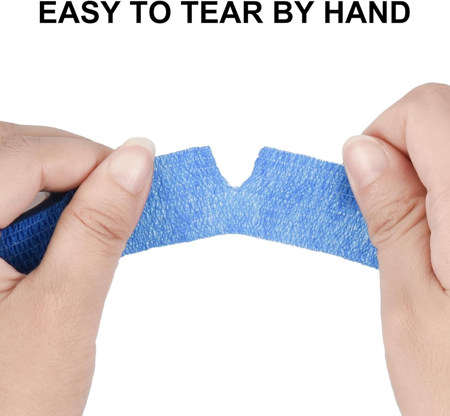 12 Pack Self Adhesive Bandage Wrap 1 Inch Cohesive Bandage Self Adherent Vet Wrap for Dog Pets Elastic Bandage Finger Tape Self Stick Wrap for First Aid Sports Athletic Tape (Mixed Colors)