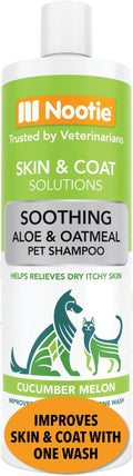 Nootie - Oatmeal Pet Shampoo for Sensitive Skin - Revitalizes Dry Skin & Coat - Natural Ingredients - Gentle Shampoo - Cleans & Conditions