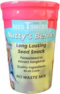 Songbird Treats Seed Towers| 1.5-2 lb Large Seed Log Towers for Wild Birds (Nutty's Berries)