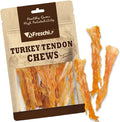 Afreschi Turkey Tendon Flake 3.5 oz, USA-Sourced Turkey Tendon, Dog Treats for Classic Series, All Natural Human Grade Dog Treat, Suitable for Training chew, Rawhide Alternative
