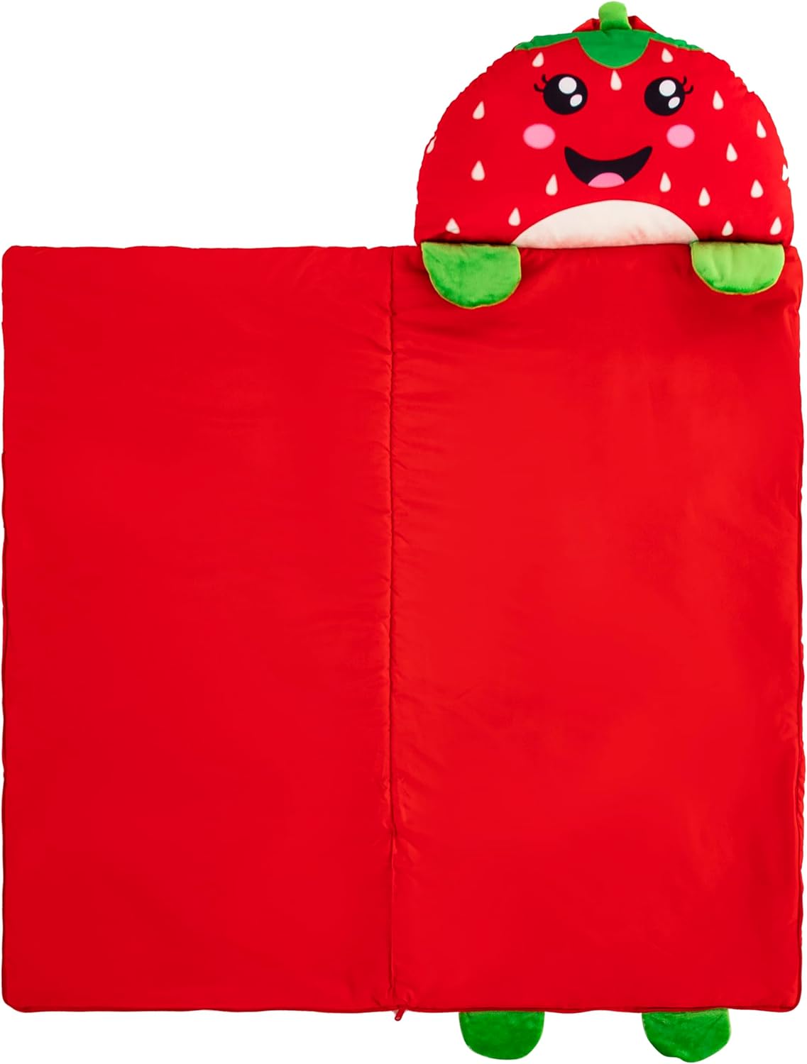 Kid's Nap Buddies Character Preschool Nap Mat, Toddler Sleeping Bag with Pillow for Daycare, Ages 3+