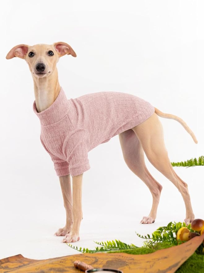 Dog Turtleneck Knitted Shirt Stretchy Pullover Sweater Winter Warm Puppy Clothes for Small Medium Dogs
