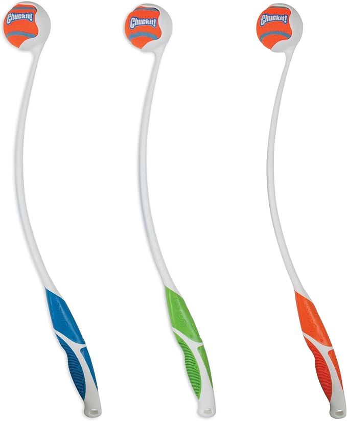 Chuckit! Dog Ball Launcher - Pro 25" with Medium (2.5"), Dog Fetch Ball Thrower, For Dogs 20-60 Pounds, Made in USA