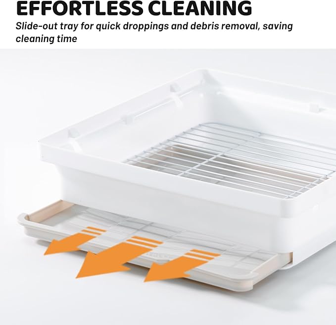 17.3" Portable Travel Bird Cage, Parrot Cage, Ample Room for Tail Movement, with Food Box, Perch, Water Bottle, for Vet Visit, Short Trip, Parakeet, Cockatiel, Budgie, Small Medium Birds