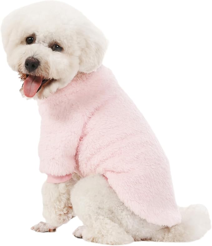 Dog Sweater, 3 Pack Dog Sweaters for Small Dogs, Dog Clothes for Small Dogs Girl Boy, Ultra Soft and Warm Puppy Sweater Dog Coat for Winter Christmas (X-Large, Lt Pink+Lt Green+Lt Yellow)