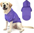 KOOLTAIL Basic Dog Hoodie - Soft & Warm Dog Hoodie Sweater with Leash Hole and Pocket, Dog Winter Coat, Cold Weather Clothes Sweatshirt for Small Medium Large Dogs Puppy Cat Boys Girls Purple XL