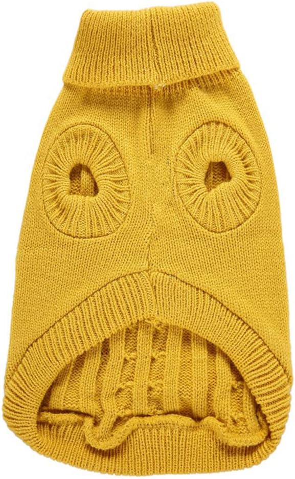 Dog Sweater, Warm Dog Sweaters for Small Dogs Medium Large Dogs, Cute Winter Classic Turtleneck Pet Sweater Cat Sweater Dog Clothes Coat Dog Christmas Sweaters for Girls Boys Dog Puppy Cat