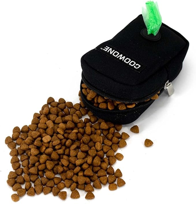 Dog Treat Pouch Dog Poop Bag Holder For Leashes, Pets Snack Container With Inner Mesh Bag, Puppy Supplies Perfect For Training And Walking - Hands Free Dog Waste Bag Dispenser -Dog Travel Accessories