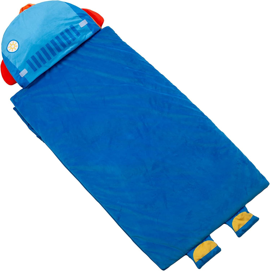 Kid's Nap Buddies Character Preschool Nap Mat, Toddler Sleeping Bag with Pillow for Daycare, Ages 3+