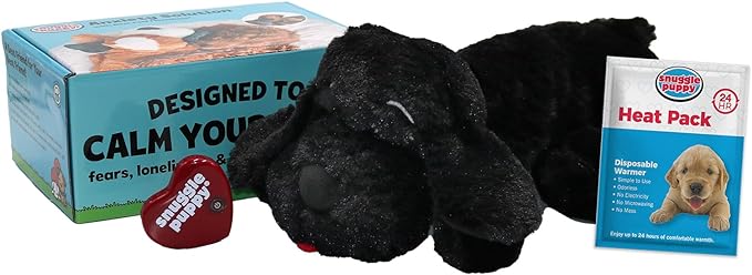 Original Snuggle Puppy Toys - Heartbeat Puppy for Dogs - Pet Anxiety Relief and Calming Aid - Comfort Dog Toys for Behavioral Training