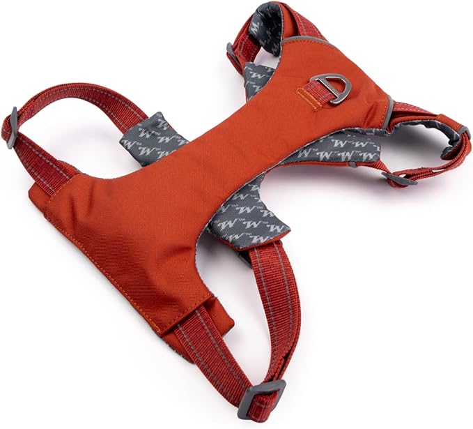 Winchester Pet No-Pull Adjustable Soft Padded Dog Vest Harness with Reflective Stitching, Ketchup, Extra Large
