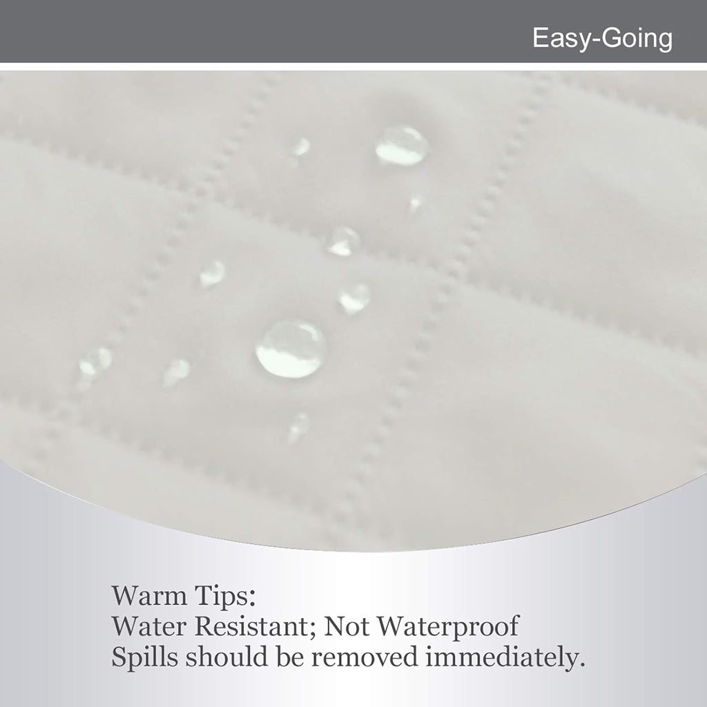 Easy-Going Sofa Slipcover Reversible Loveseat Sofa Cover Couch Cover for 2 Cushion Couch Furniture Protector with Elastic Straps for Pets Kids Dog Cat (Oversized Loveseat, Ivory/Ivory)