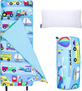 Wildkin Kids Microfiber Nap Mat – Soft Sleep Mat with Pillow, Ideal for School & Travel - On The Go