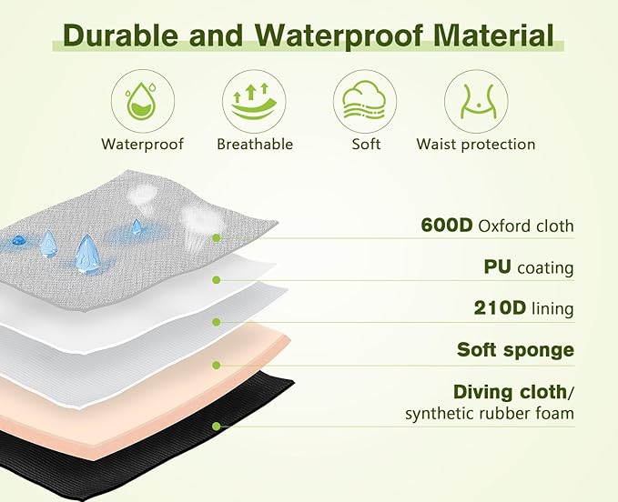 Pecute Hands Free Dog Leash with Pouch, Waist Belt Fanny Pack with Soft Padds, Dual Padded Handles and Durable Bungee for Walking, Hiking, Jogging Biking, and Running (Up to 220lbs)