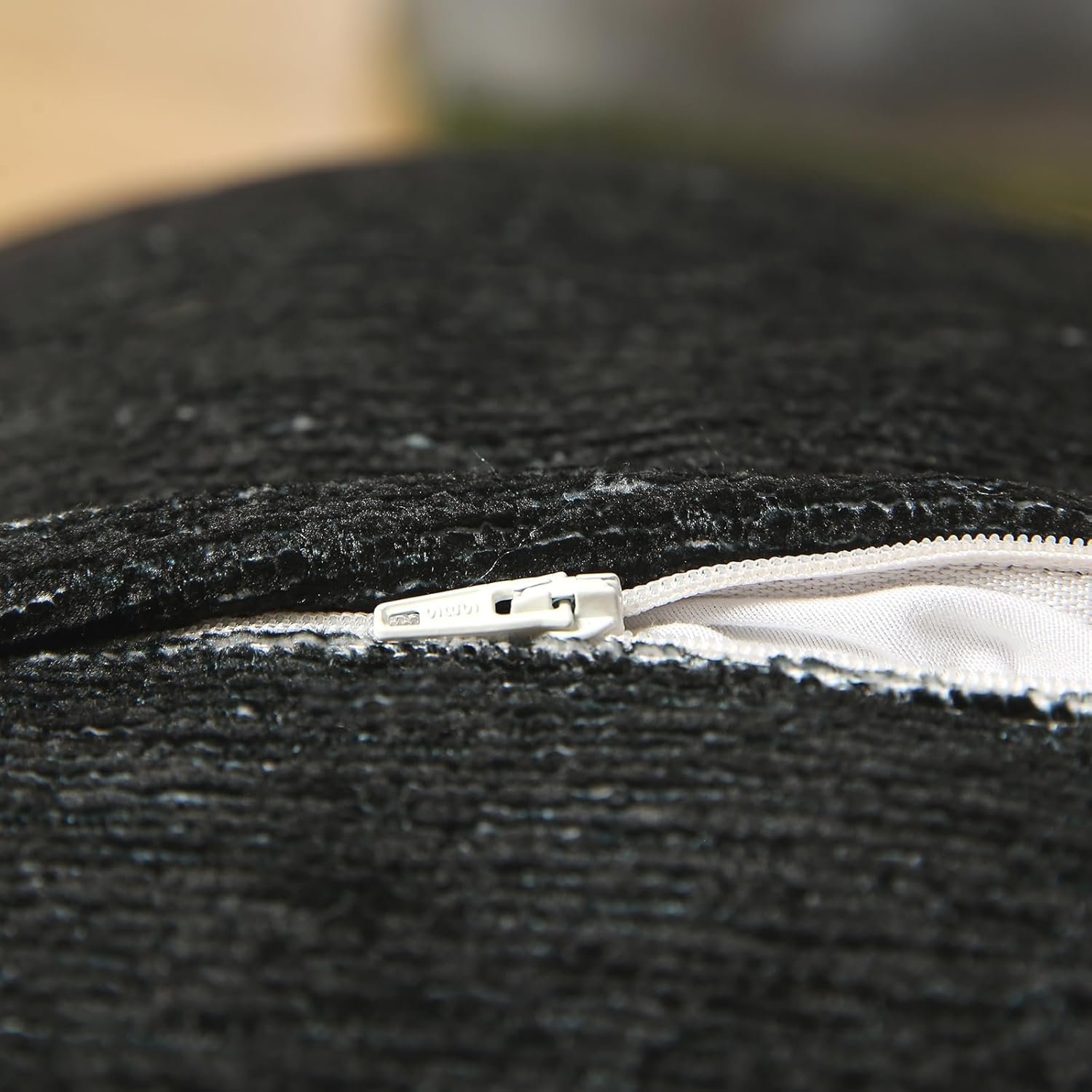 Throw Pillow Covers Set of 2,Classic Black and White Floral Elegant French Linen Pillowcases,Decorative Square Pillow Covers Cushion Covers for Couch Bed Sofa Chair 18x18 Inches