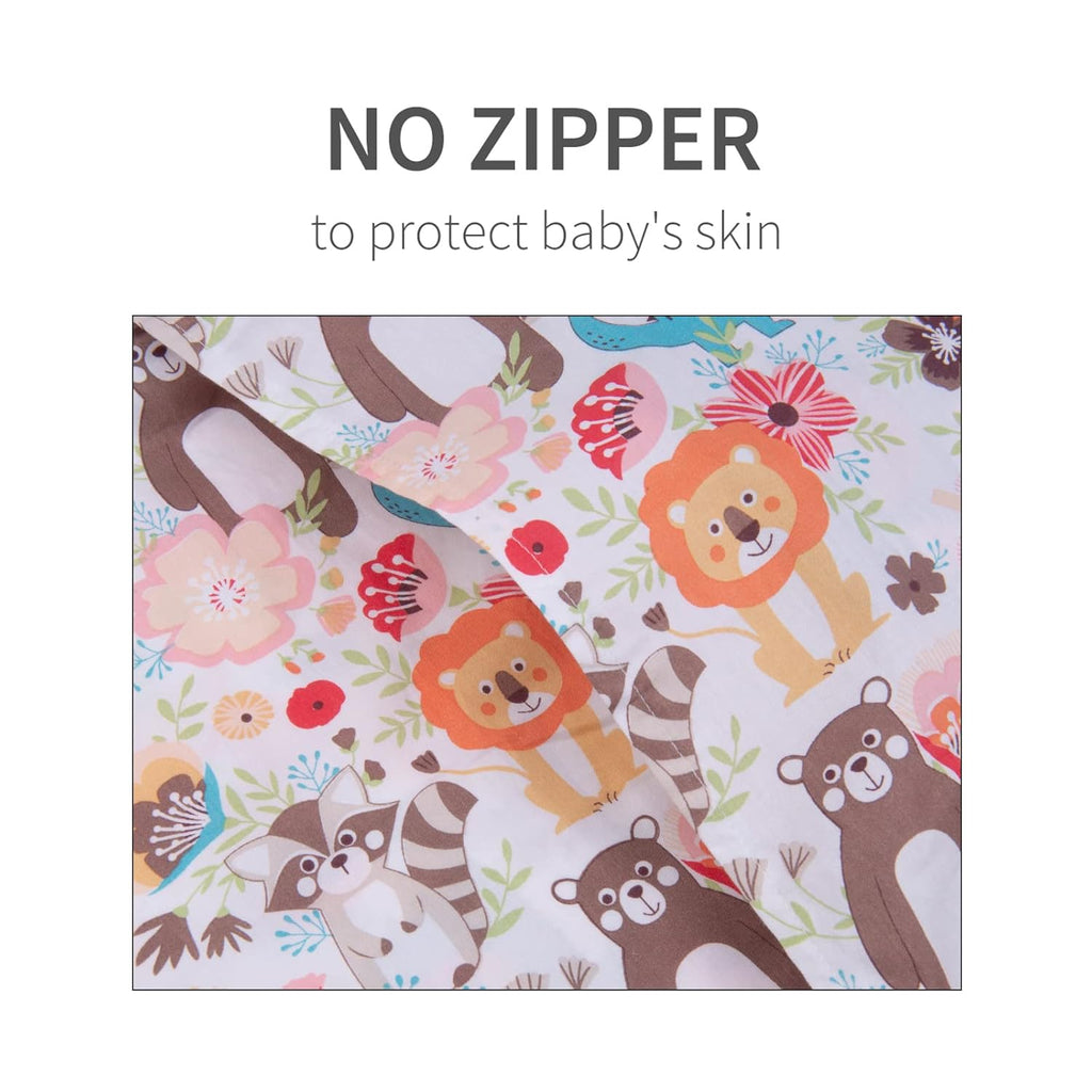 ALVABABY Toddler Pillowcases 2 Pack Cotton Kids Pillow Cover Fit 13"x 18" or 14"x20" Envelope for Girl Boy Sleepy Travel 2L-TPW24A