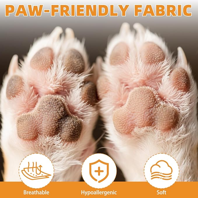 KOOLTAIL Anti Slip Dog Socks to Prevent Licking Paws,Dog Shoes for Hot Pavement, Reflective Traction Control Grip Booties, Dogs Boots & Paw Protector for Hardwood Floors Small Medium Large Senior Dogs