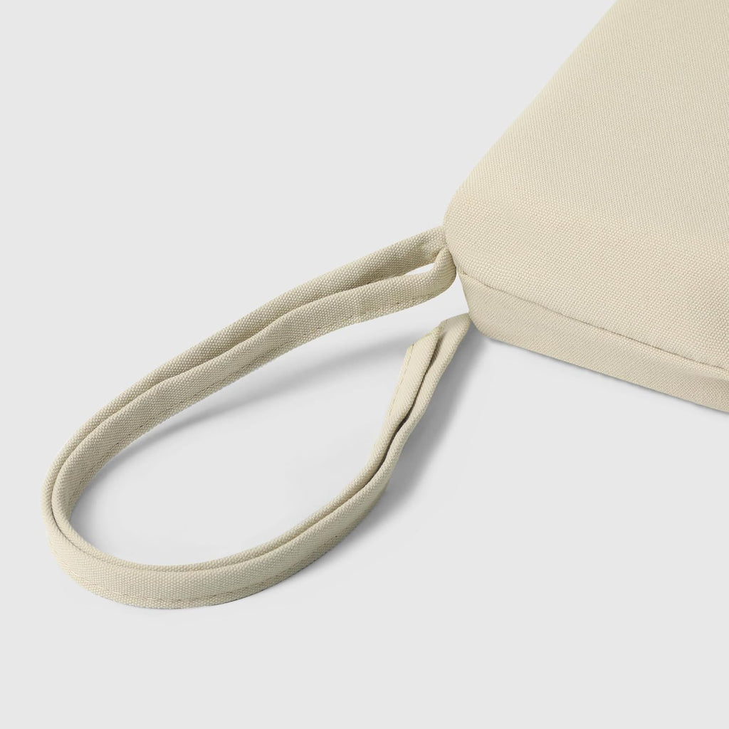 WestinTrends Solace Outdoor Patio Kitchen Dining Chair Square Seat Cushions Set of 4, 18 x 18, Beige