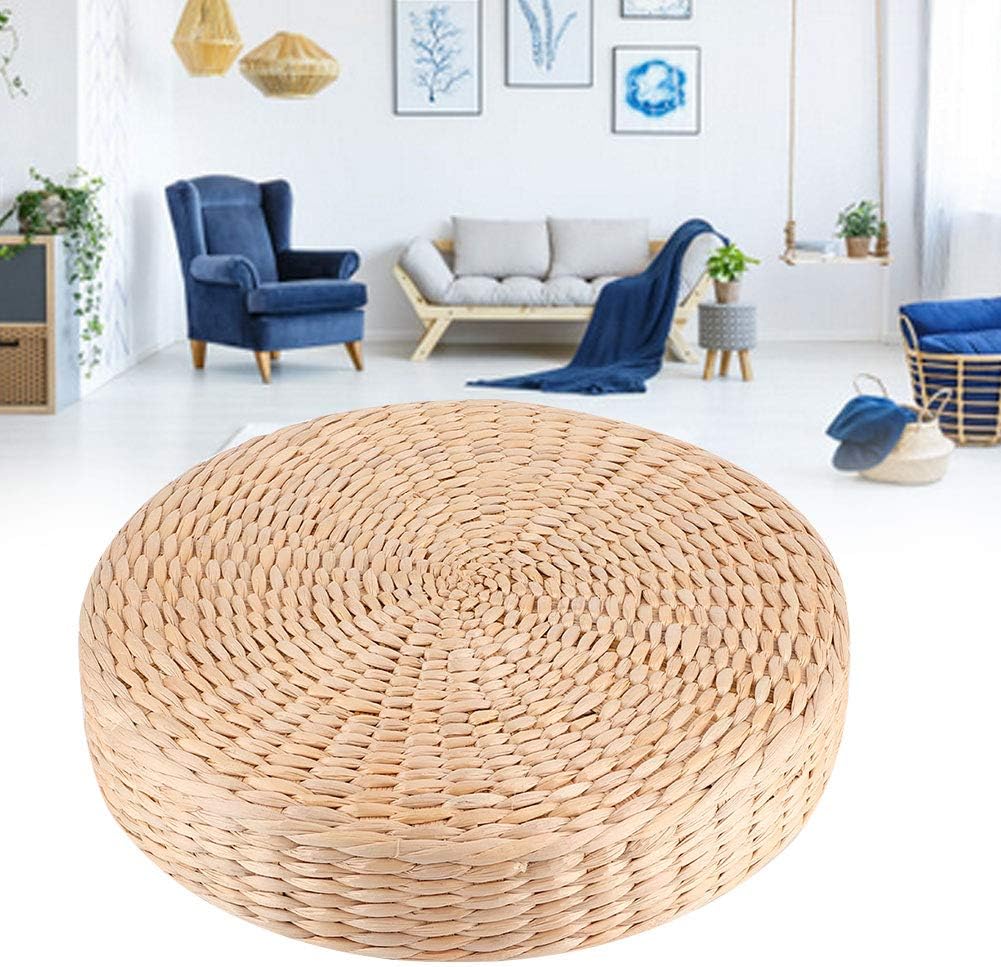 Round Sitting Cushion, 30x5cm / 11.8x2.0in Household Thicken Tatami Seats Floor Pillow Cushion Pouf Decoration for Zen Yoga Tea Ceremony