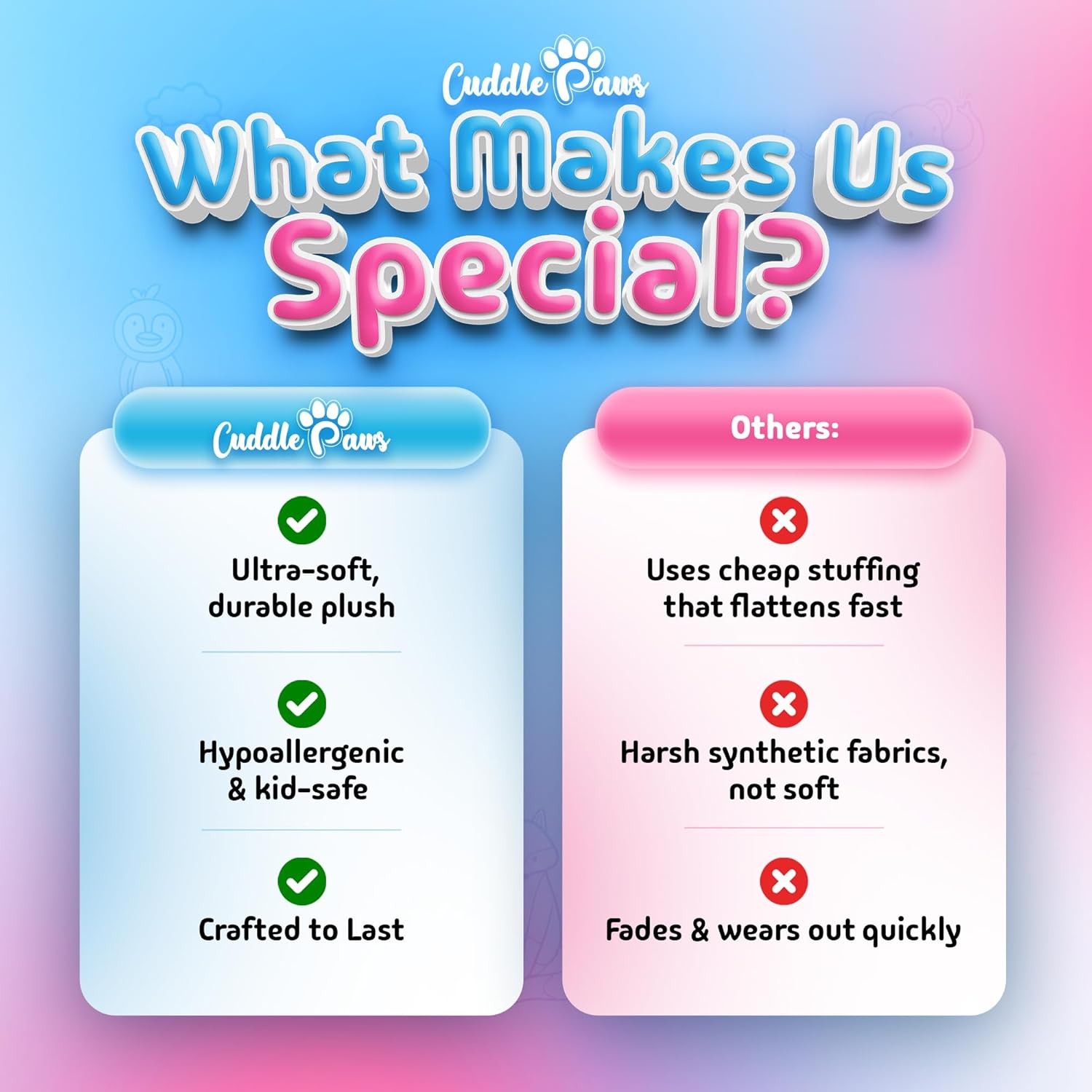 Big Bunny Plush Body Pillow for Kids | Long Stuffed Animal Cuddle Pillow | Soft Hugging Toy | Plushie Gift for Girls & Boys | Long Plush Body Pillow for Sleep & Comfort | Medium, 35 Inches