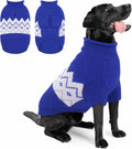 Queenmore Warm Dog Sweater, Soft Pet Knitwear, Knitted Pullover, Winter Pet Clothes for Small Medium Dogs Cats
