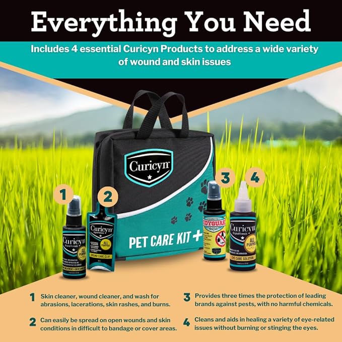 35 Piece Pet First Aid Kit - Animal Care Kit with Medical & Emergency Supplies for Dogs, Cats, & Small Animals - Compact Travel-Ready Bag for Home, Outdoor, Car & Adventure Use