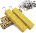 Fhiny 4 PCS Parakeet Treats Natural Cockatiel Food Grain & Millet Flavored Parrot Snack Sticks Bird Treats for Budgerigars Lovebirds Canaries Conurus Finches