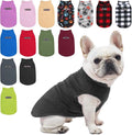 BEAUTYZOO Dog Fleece Vest Sweater Winter Jacket for Small and Medium Dogs with D-Ring Leash Cold Weather Coat Hoodie for XS S M Dogs Boy or Girls