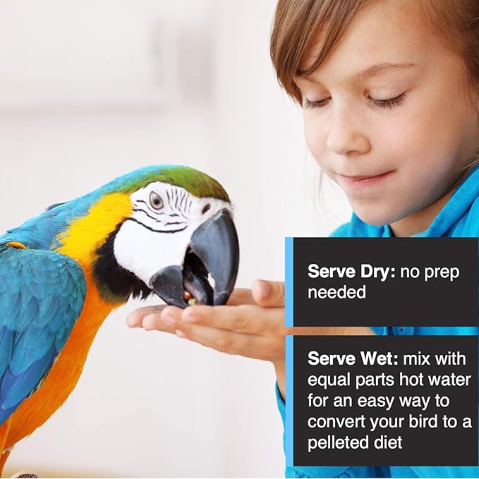 Tropimix Bird Food, Hagen Large Parrot Food with Seeds, Fruit, Nuts, Vegetables, Grains, and Legumes, Enrichment Food, 4 lb Bag (Pack of 2)