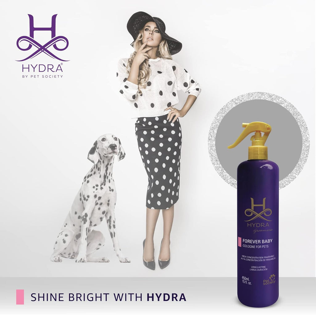 Hydra Forever Baby Pet Cologne, Finishing Cologne for Dogs and Cats, Grooming Spray, 15 FL. OZ